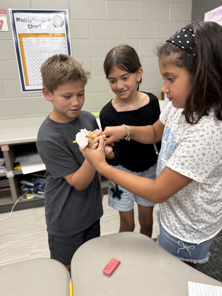 4th Graders collaborating 