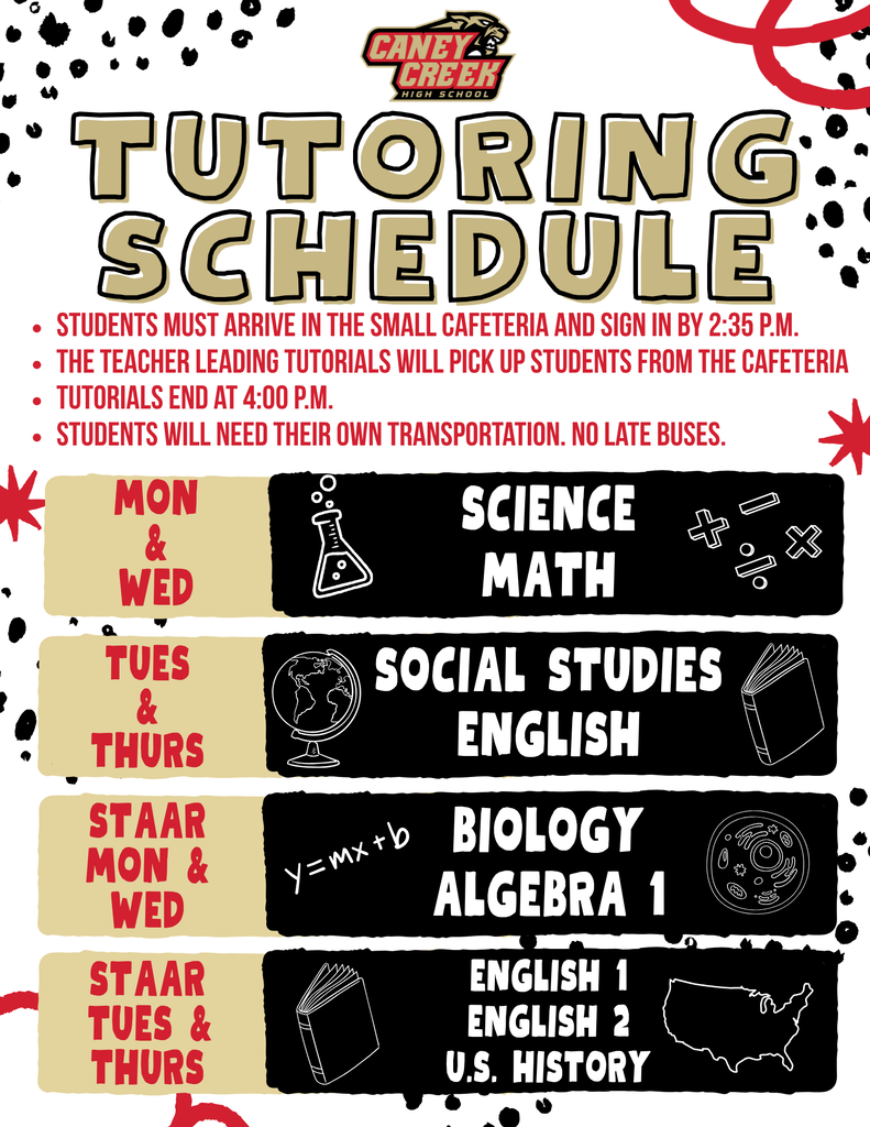 tutoring schedule