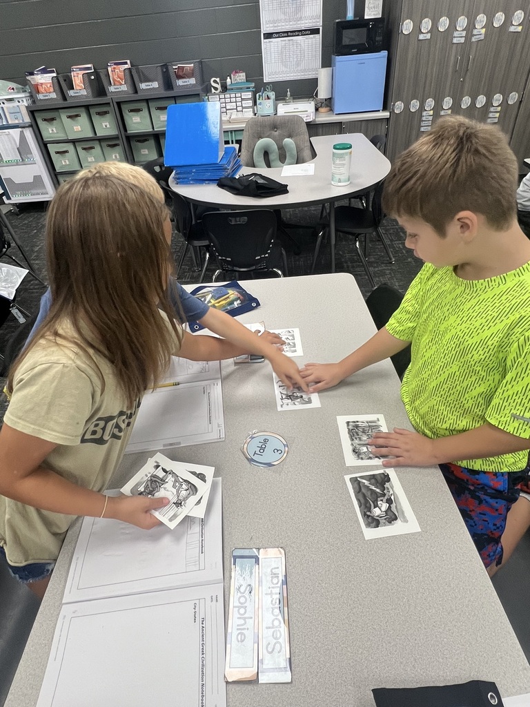 2nd Graders retelling a story
