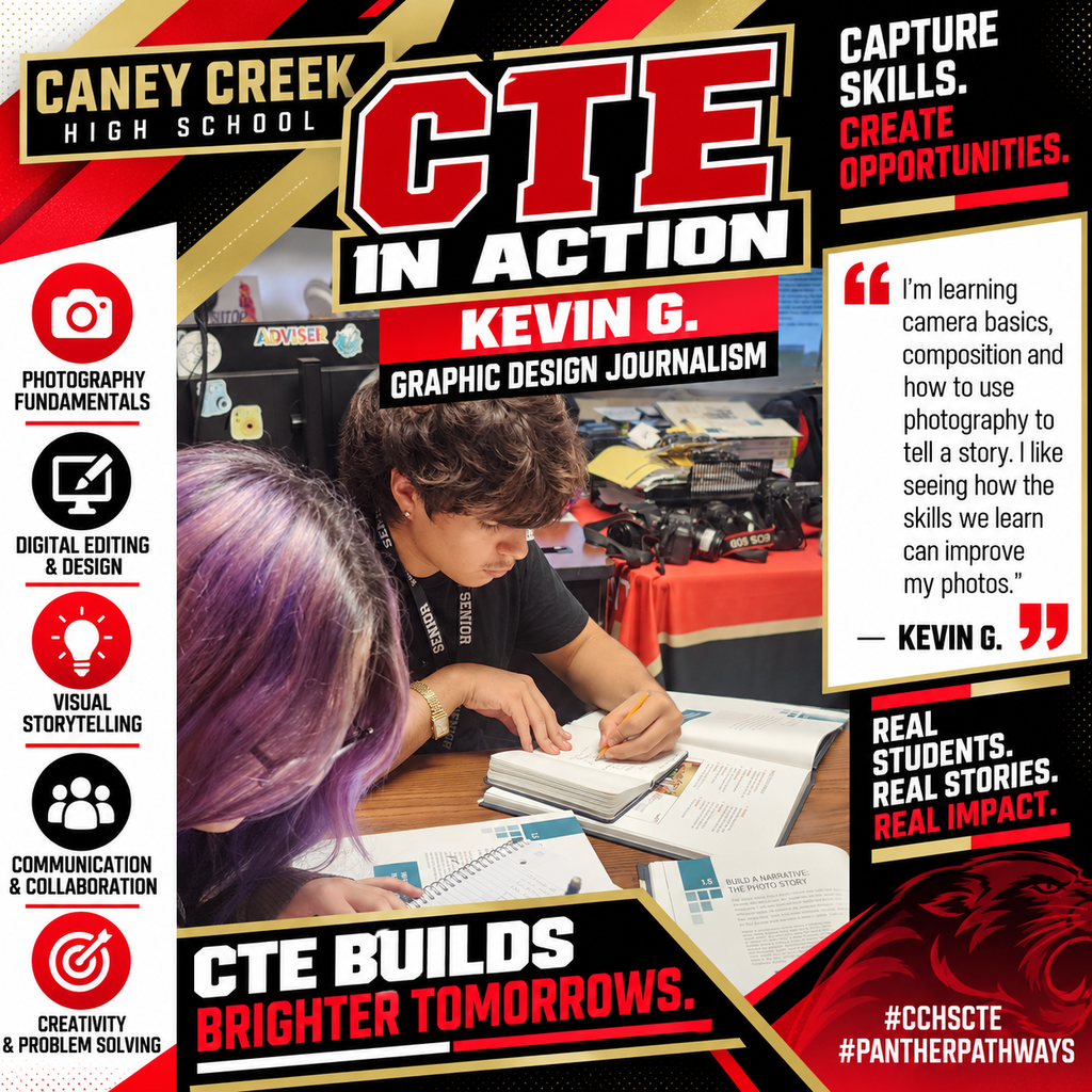 graphic design journalism student in class