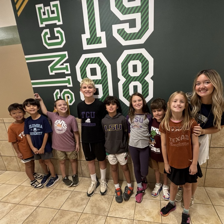 kids and teacher