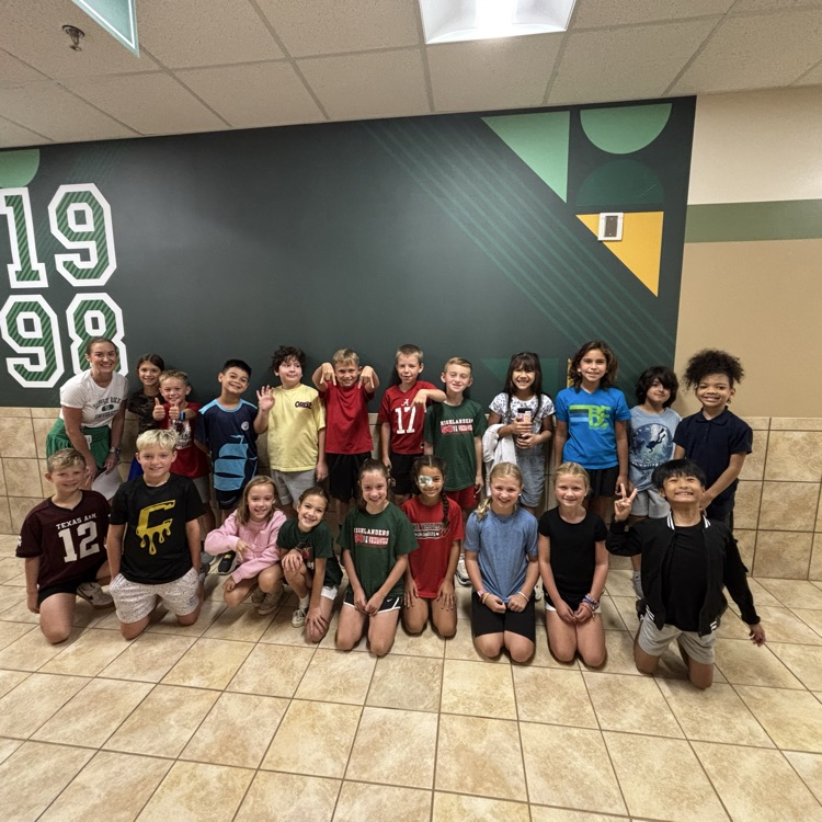 kids and teacher
