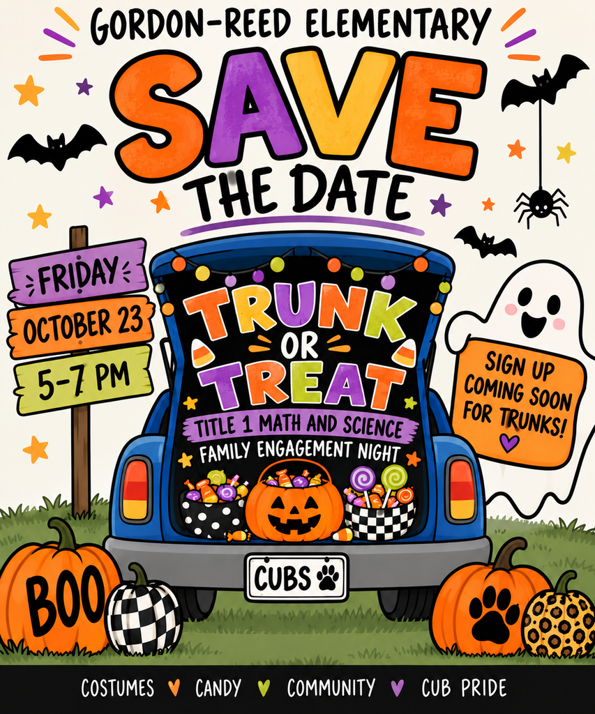 Trunk or Treat Save the date! 