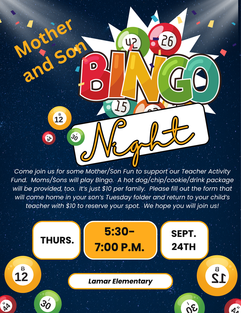 Mother and Son Bingo Night