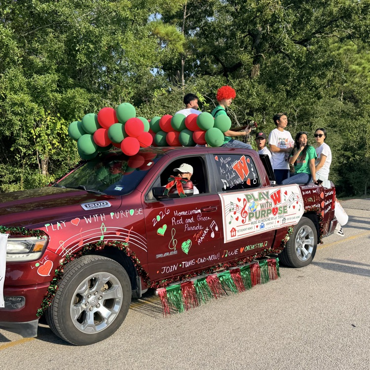 TWHS Homecoming Red and Green Parade! 