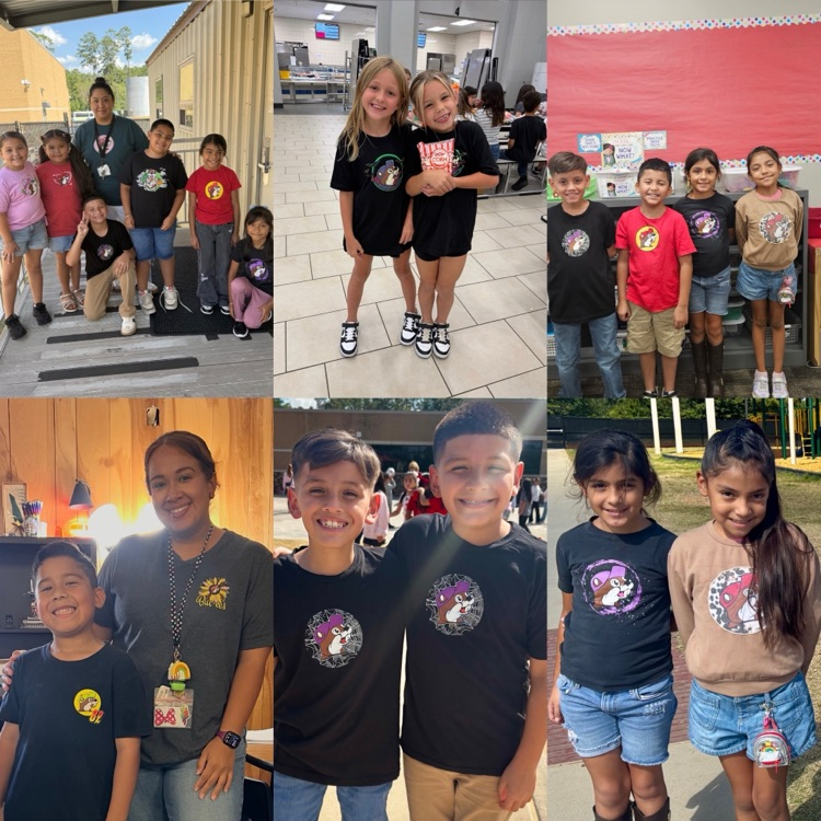 students and staff dressed up