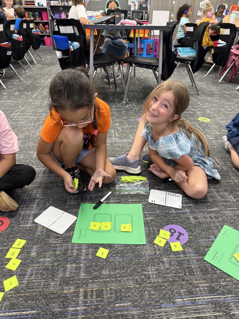 1st grade math station