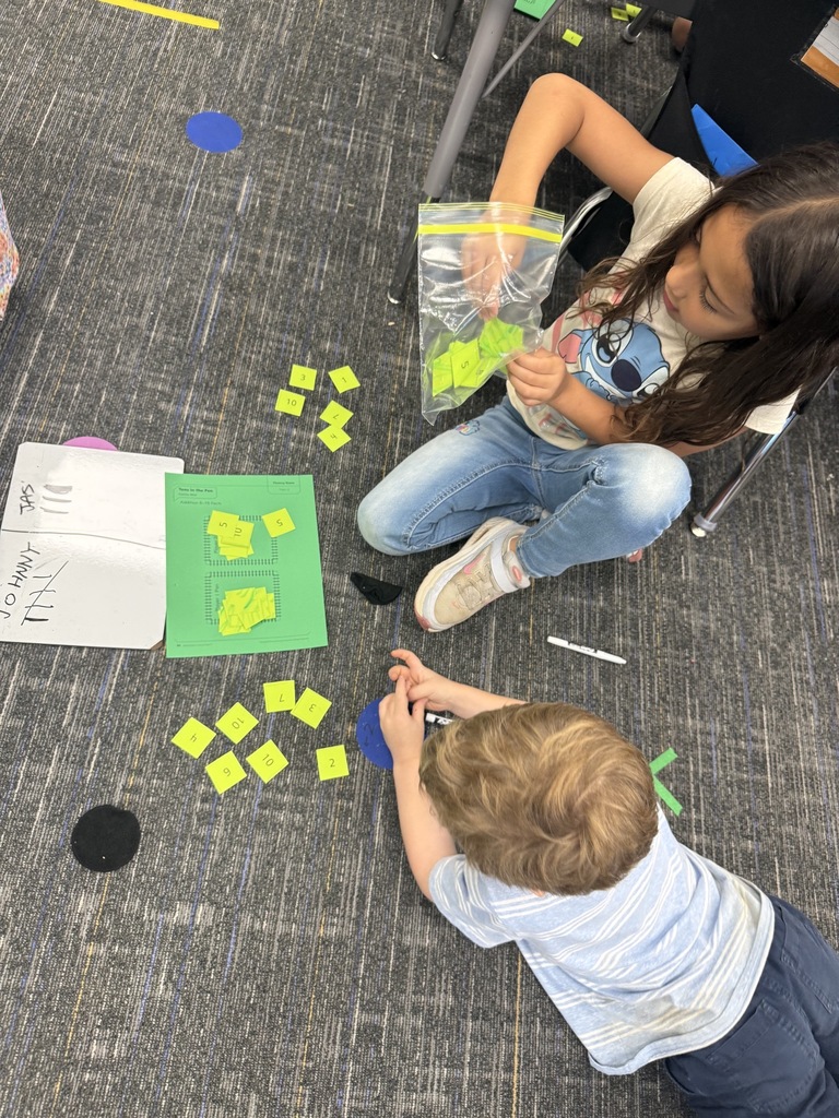 1st grade math station