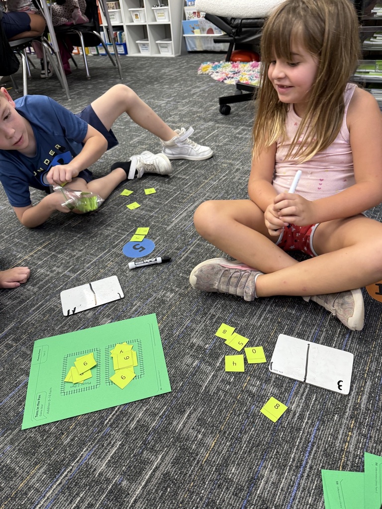 1st grade math station