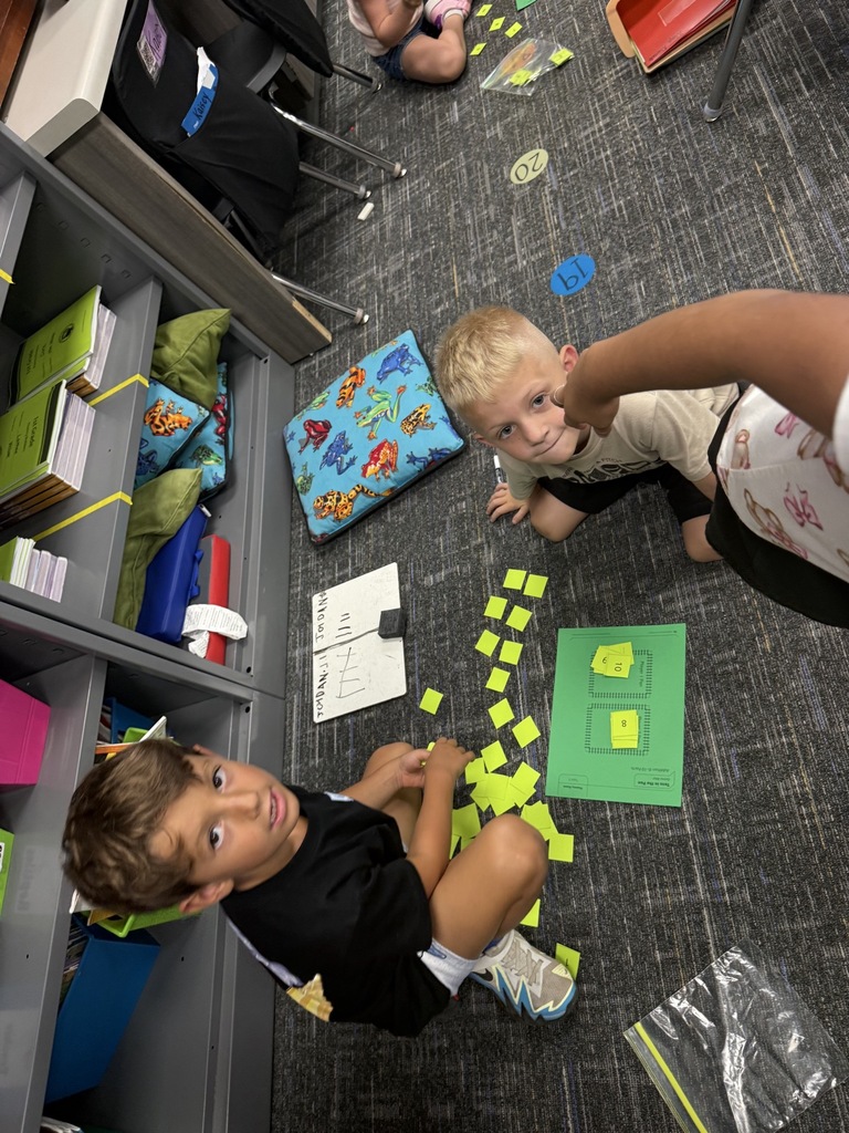 1st grade math station
