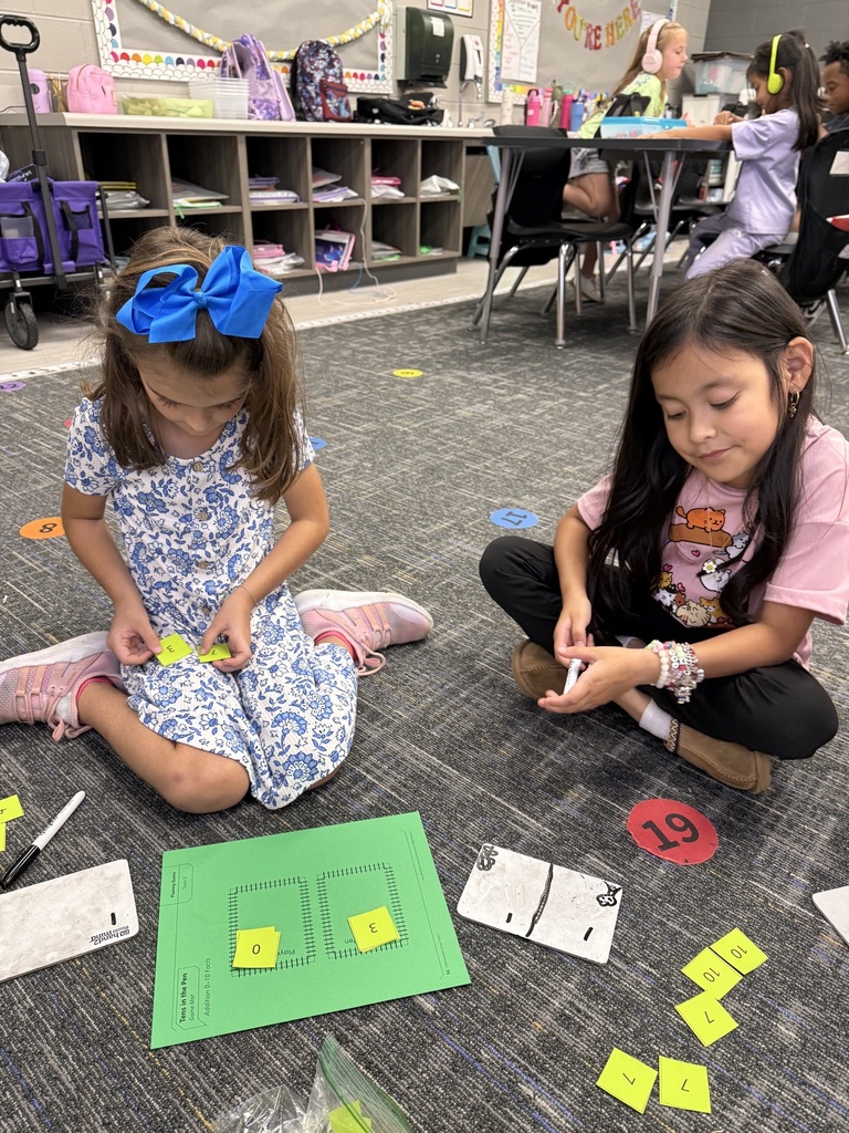 1st grade math station