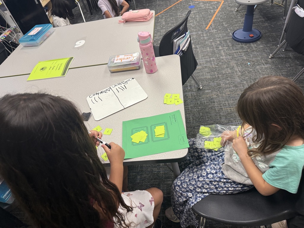1st grade math station