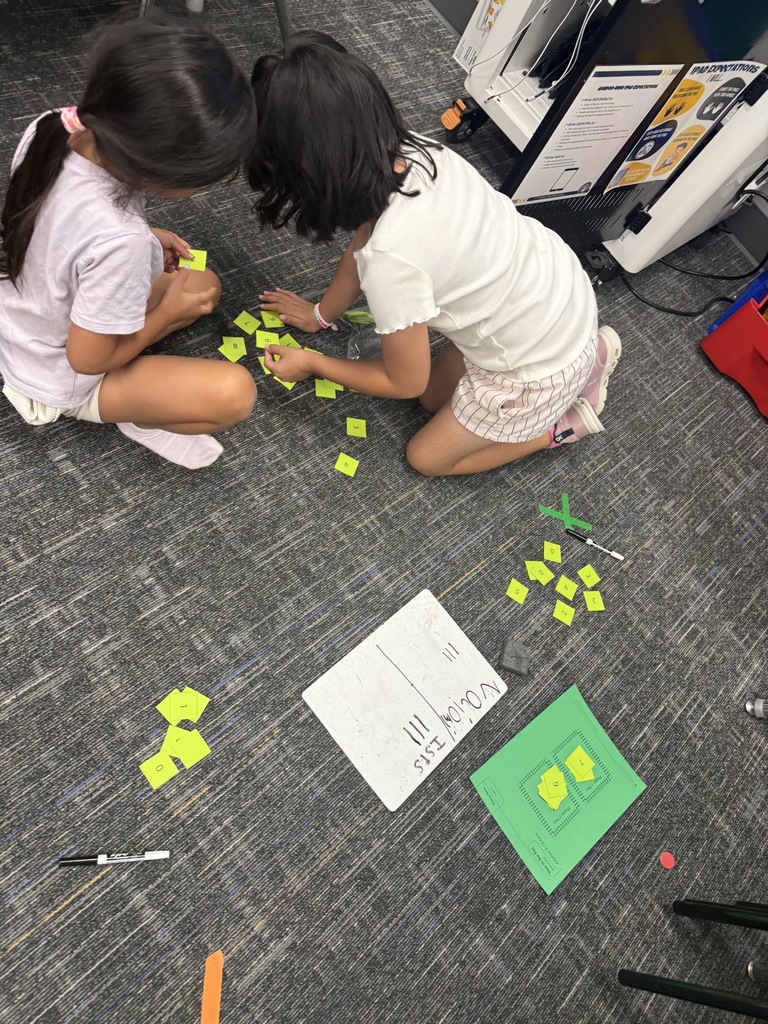 1st grade math station