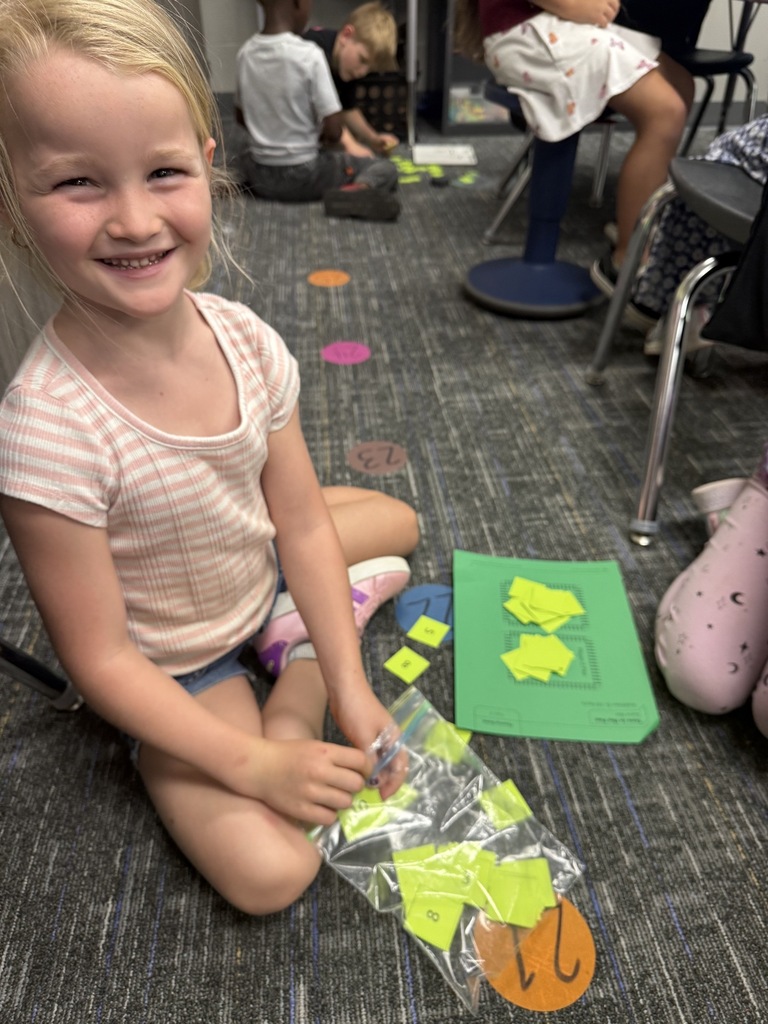 1st grade math station