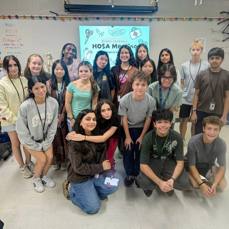 First 2026 Freshman HOSA meeting in the books!