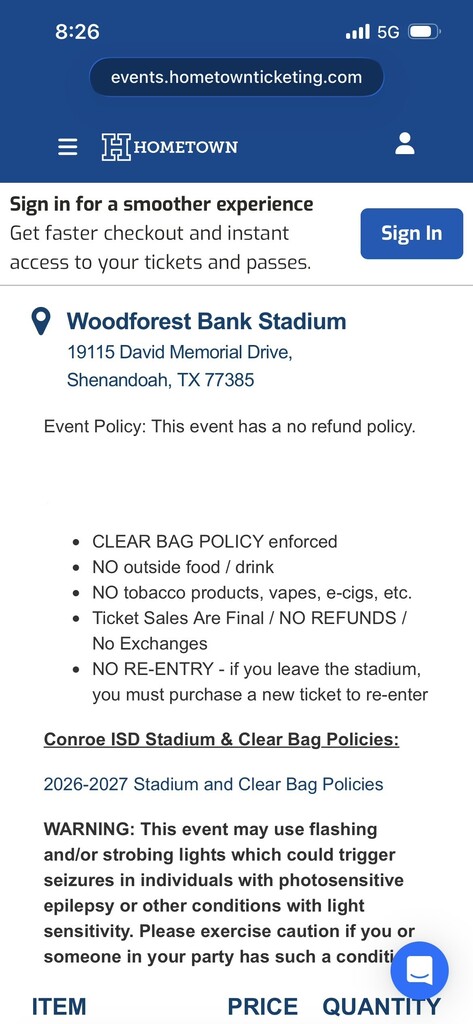 Sharing this so everyone has the latest information on today’s ticket policy! 🎟️ Please take a moment to review so we’re all on the same page.