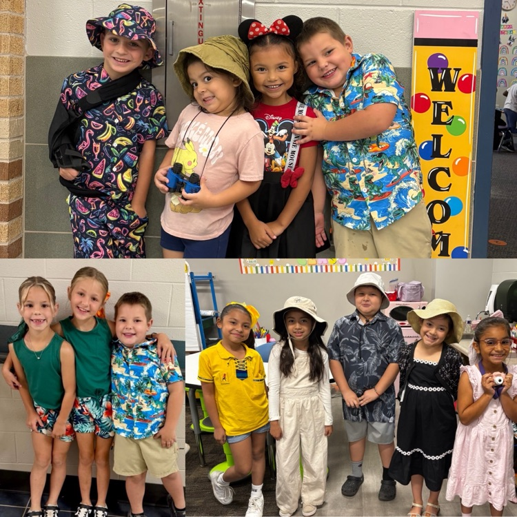 students dressed up