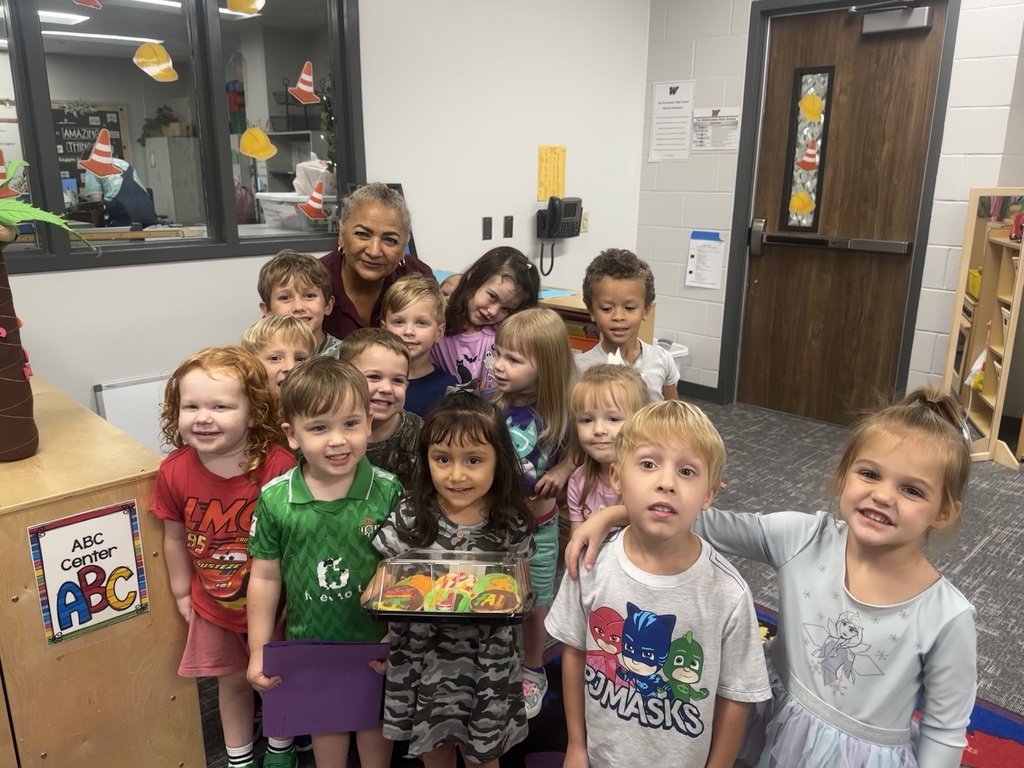 Happy National Custodian Appreciation Day! The Lil' Landers appreciate Ms. Olga and all of our custodians that help us every day!
