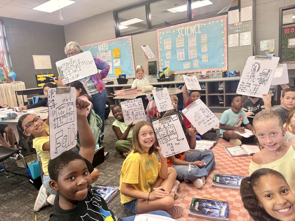 4th graders in math 