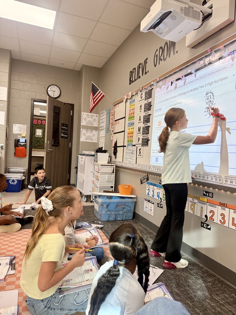 4th graders in math 