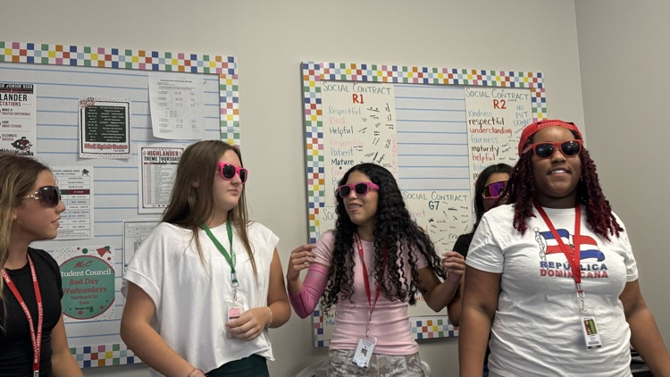 teen leadership students rapping