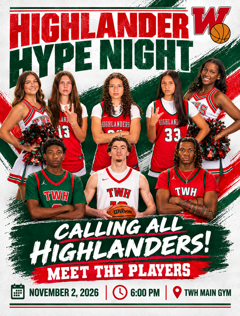 Calling all Highlanders! Join us for a night of fun, food, games, and a live DJ as we introduce this year's girls and boys highlander basketball teams. This is a night to celebrate and introduce our players to the school and community. You don't want to miss it! See you there!