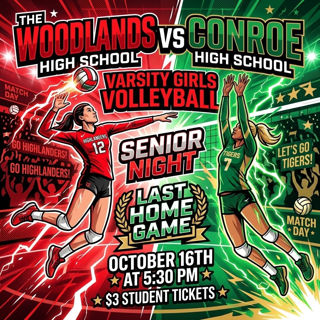 Come support TWHS Volleyball at their last District Home Game and Senior Night!!