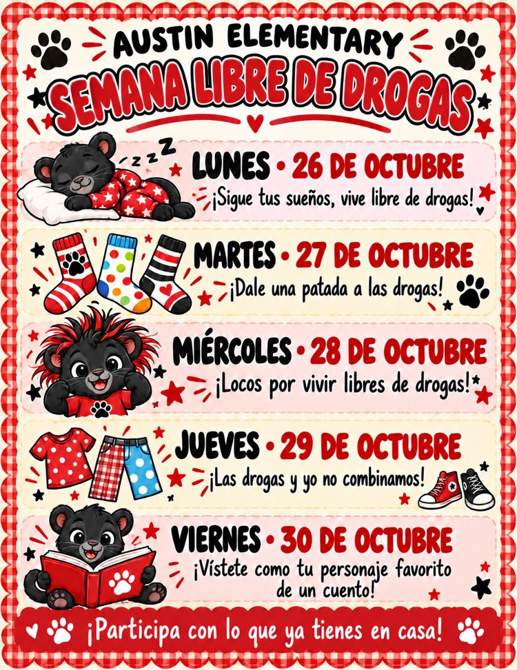 Spanish drug free week dress up 