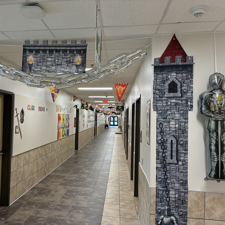 hallway decorating 