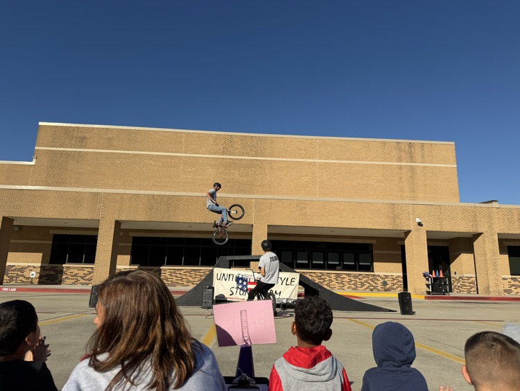 rider jumping the ramp 