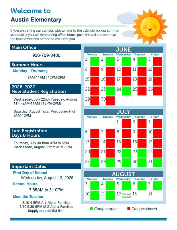 Summer Calendar