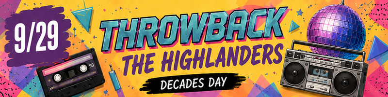 Throwback the Highlanders Spirit Day