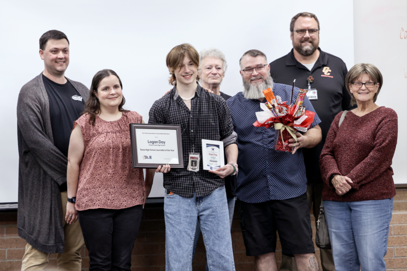 Logan Day with family.