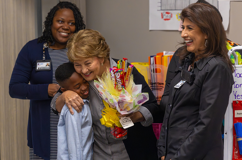 Mrs. Janet Bartlett with Texas Standard Award Winner