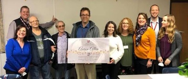 Group photo of educator and family