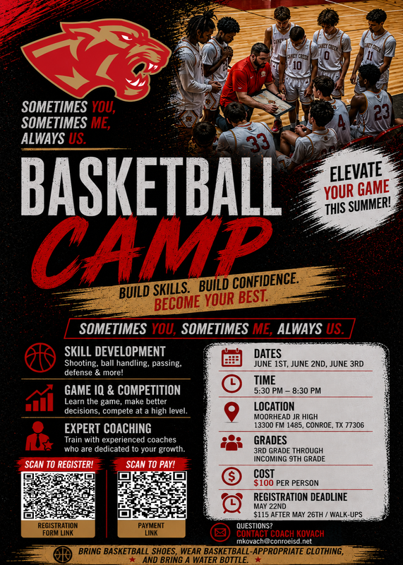 Caney Creek Basketball Camp