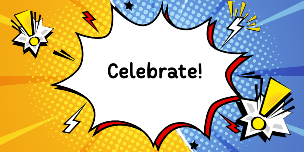 cartoon background with the world celebrate