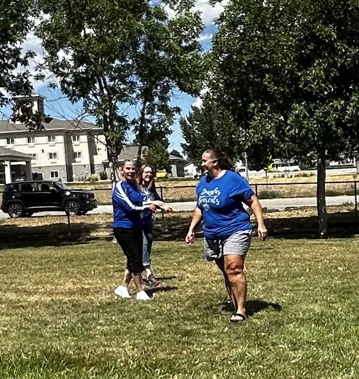 playing dodgeball with water balloons