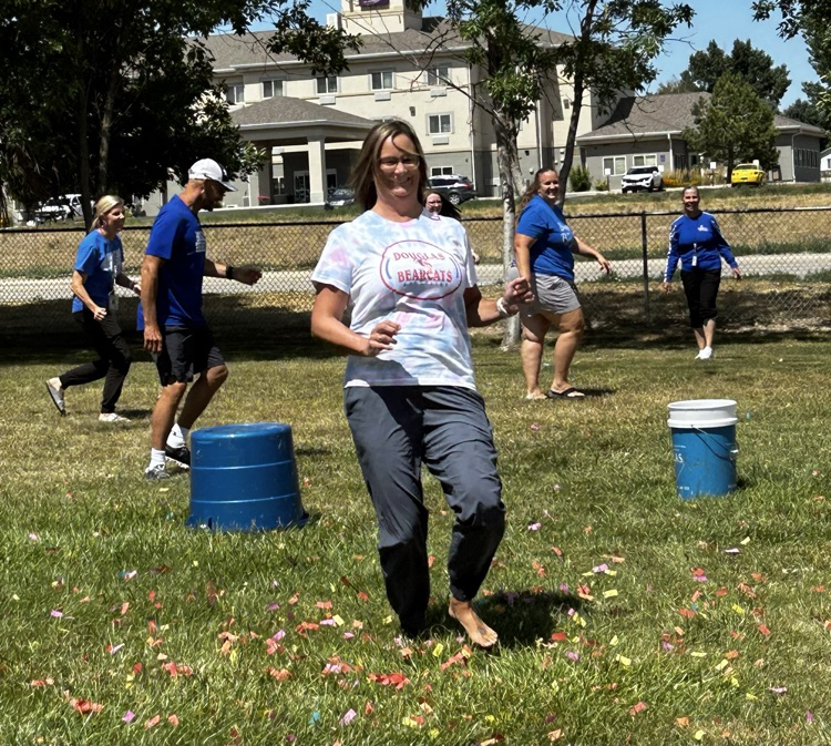 playing dodgeball with water balloons