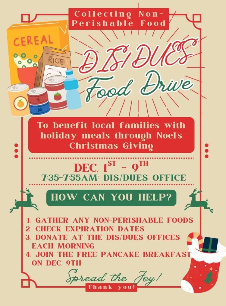 food drive flier
