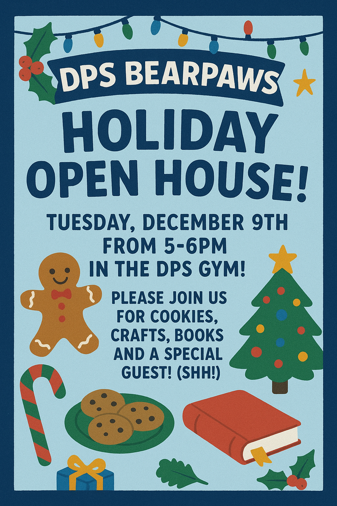a DPS Holiday Open House flyer