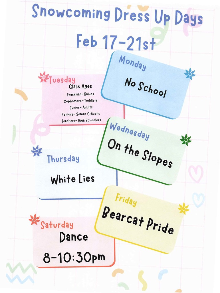 Snowcoming Dress Up Days