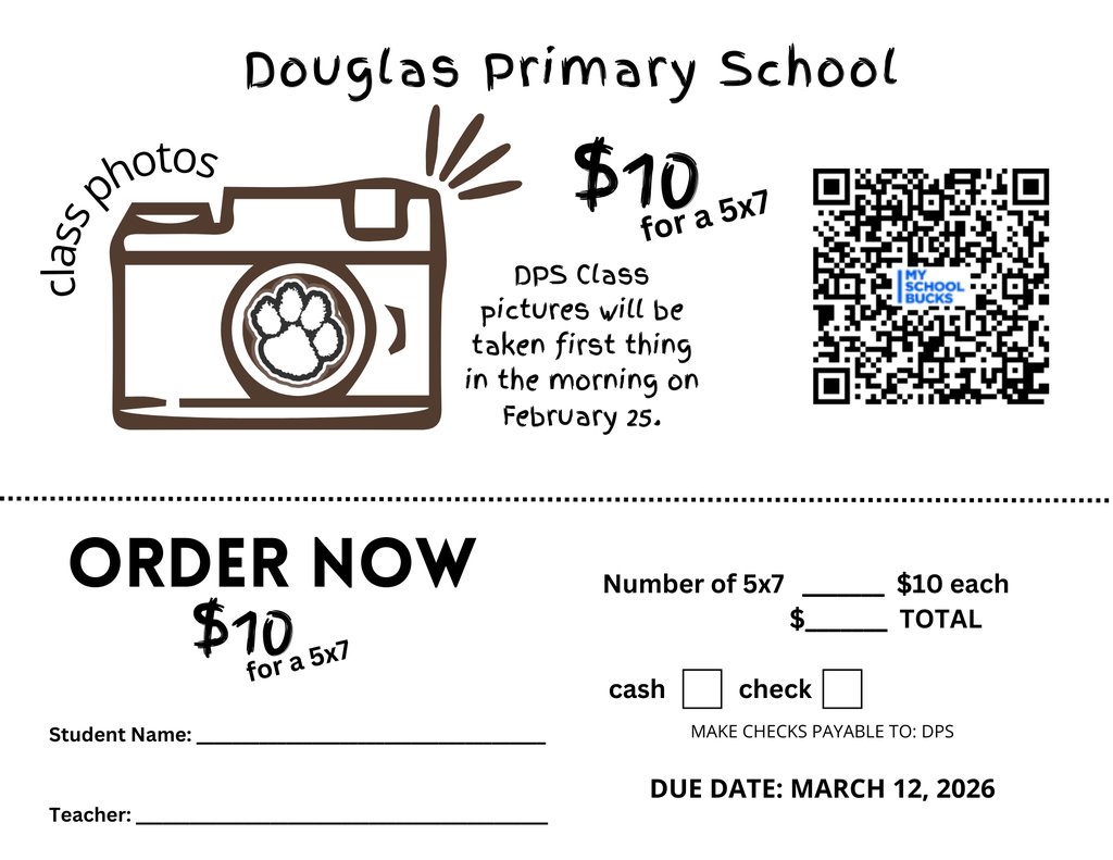 a flyer on the DPS picture day