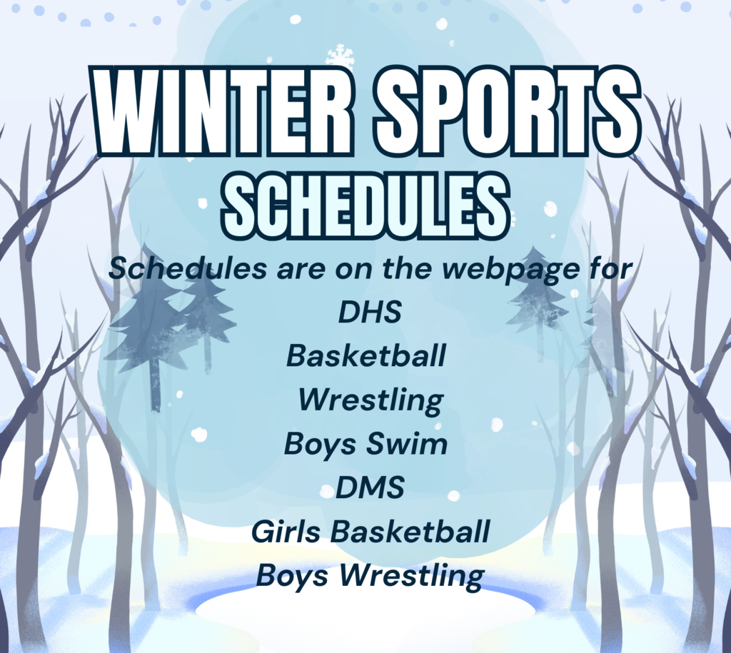 Winter Sports Schedules Available