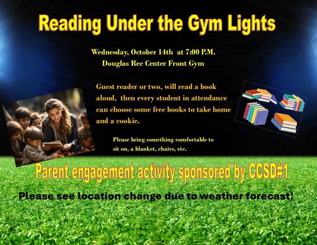 Reading under the lights gym