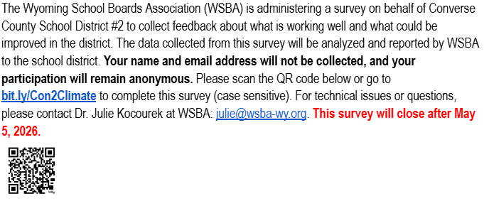 WSBA Community Climate Survey Pic