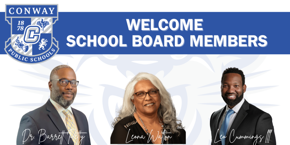 welcome school board members graphic