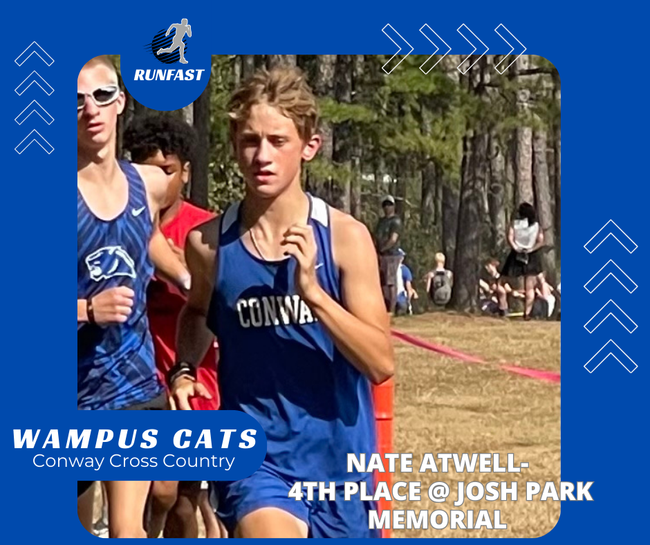 Congratulations to these Conway Wampus Cats at their recent cross- country meet.