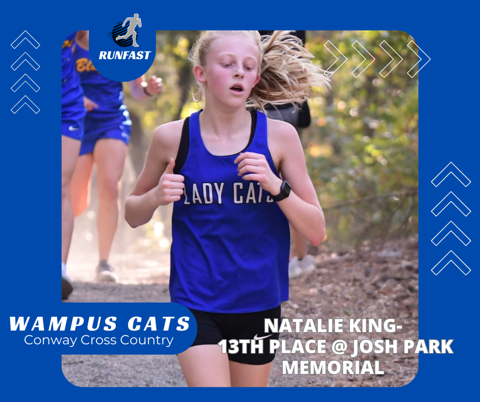 Congratulations to these Conway Wampus Cats at their recent cross- country meet.