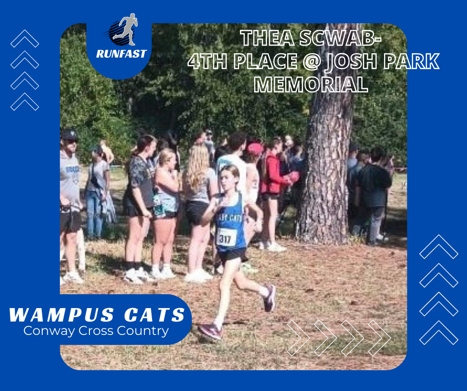 Congratulations to these Conway Wampus Cats at their recent cross- country meet.